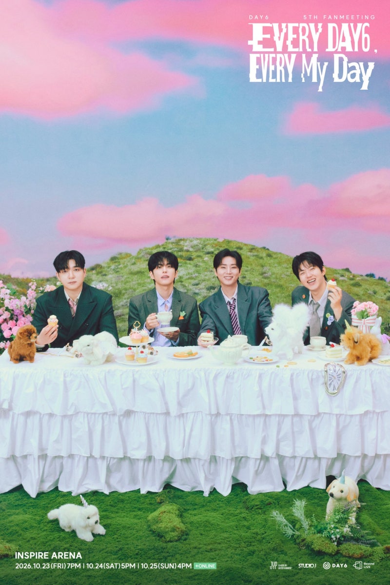 2026 데이식스 팬미팅 공연시간 예매 인스파이어 시야 셔틀예약