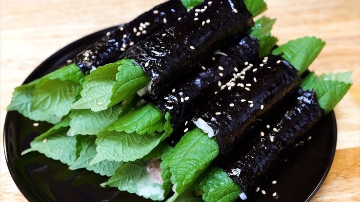 단무지랑 햄이 없어도 중독되는 맛 참치 꼬마김밥 만들기 - 김대석 셰프