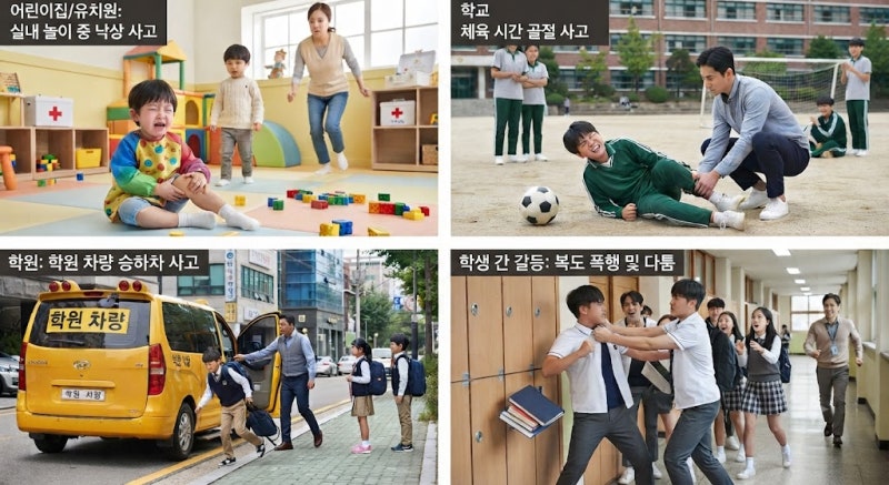 [어린이집·유치원·학교·학원]학교안전공제회 보상만 받으면 끝?