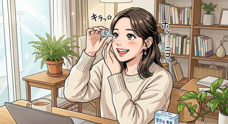 [내돈내산]인공눈물만으론 부족했던 건조한 눈! 렌즈 습윤제 200% 활용하는 나만의 안구 수분 ....