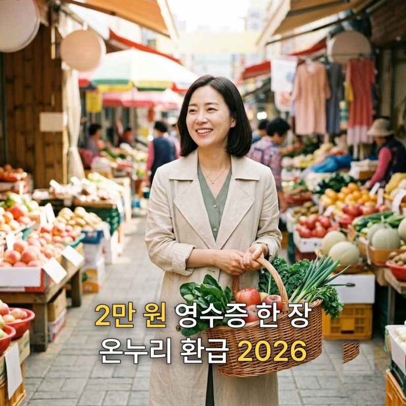 온누리상품권 환급행사, 영수증 한 장으로 「2만 원」 받을까?
