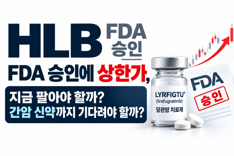 HLB 종목분석｜FDA 승인에 상한가, 지금 팔아야 할까? 간암 신약까지 기다려야 할까
