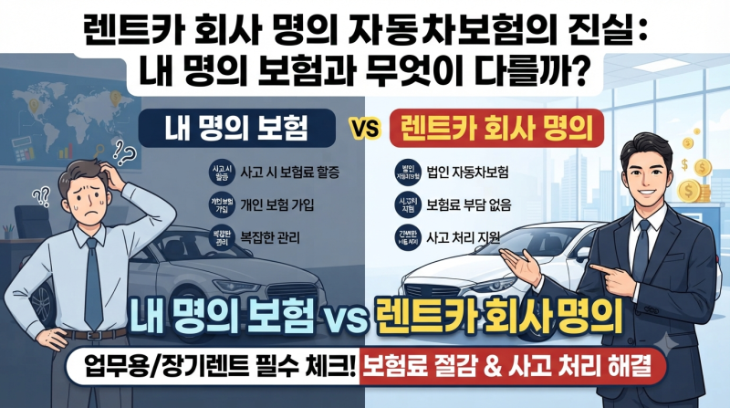 렌트카 회사 명의 자동차보험 장점