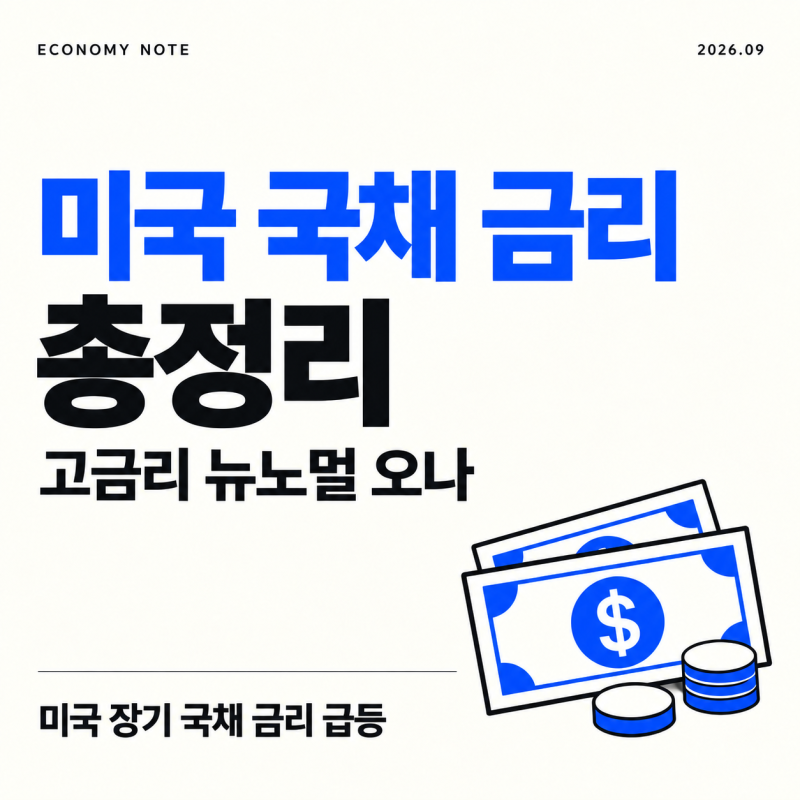미국 국채 금리 총정리, 기본 개념부터 급등 원인·고금리 뉴노멀·일상 영향까지