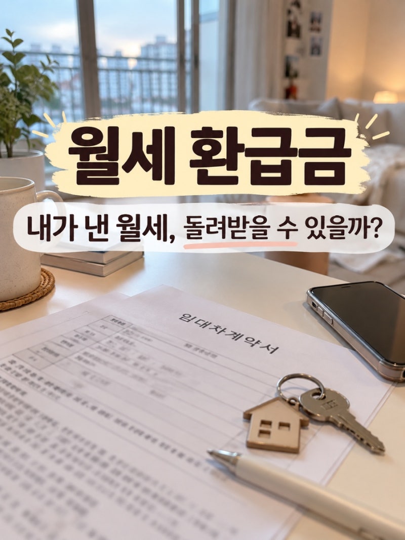 월세 환급금 신청방법 총정리, 내가 낸 월세 얼마나 돌려받을 수 있을까?