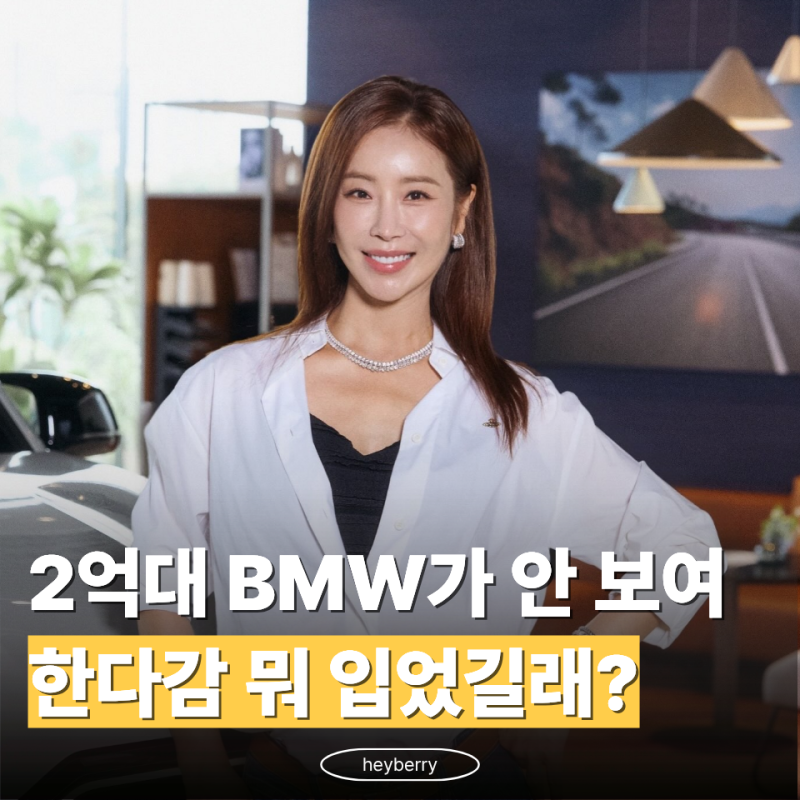 "2억대 BMW부터 봤는데…" 47세 한다감 더 눈에 들어온 만삭 패션