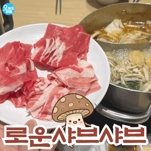 광명롯데몰맛집 로운샤브샤브 후기 ㅣ 가을 외식으로 좋은 샤브샤브 무한리필