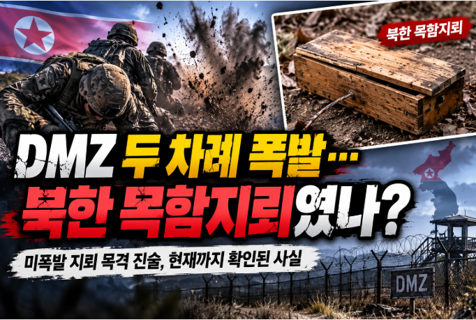 서부전선 DMZ 지뢰 폭발, 북한 목함지뢰였나? 목함지뢰 특징과 사고 진행 경과 총정리