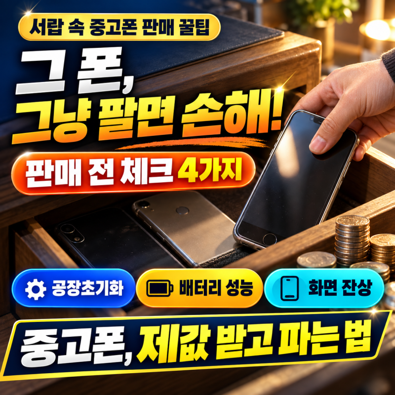 "버려진 중고폰, 서랍에서 돈 캐기!" 호구 당하지 않고 스마트폰 중고(당근마켓)로 비싸게 파....