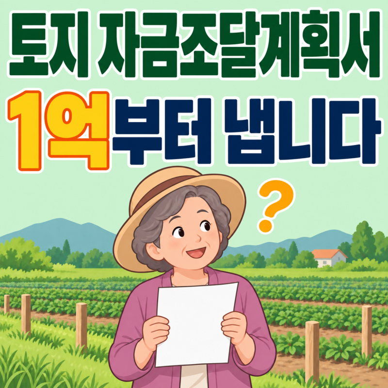 토지취득자금 조달계획서, 내 땅도 대상일까