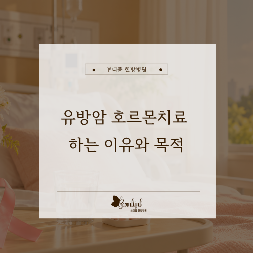유방암 호르몬치료 "타목시펜을 5년~10년 장기 복용하는 이유가 뭐에요?"