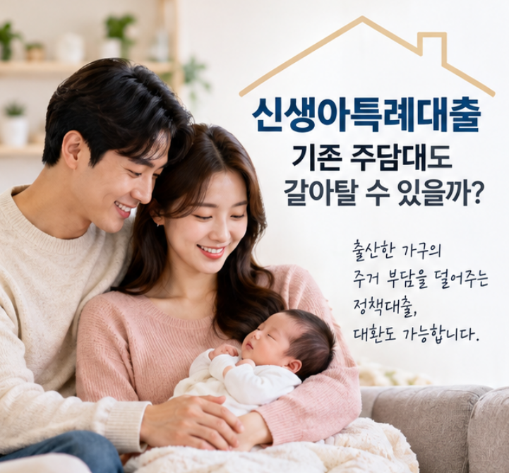 신생아특례대출 1주택자 대환 소득·자산·한도 총정리