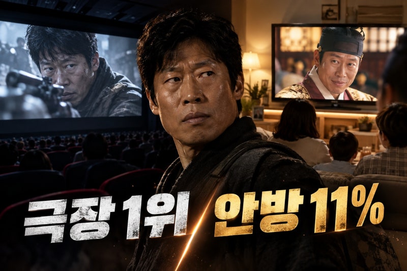 유해진 추석 올킬 현실화…암살자들 박스오피스 1위·왕과 사는 남자 시청률 11%
