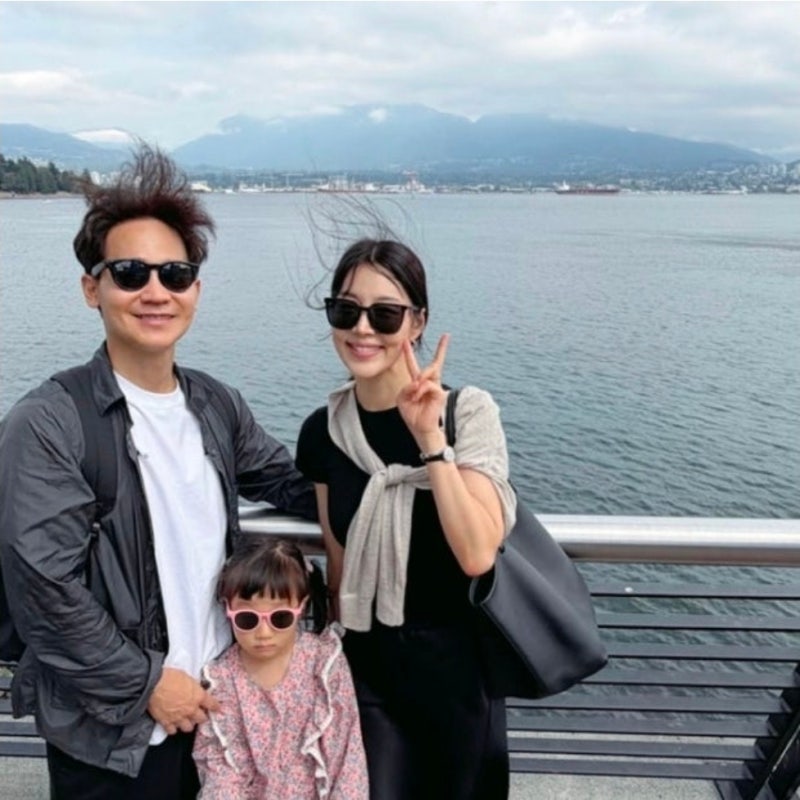 한지혜, 검사 남편♥과 캐나다 가족여행... 어느새 6살 된 딸 윤슬이 근황