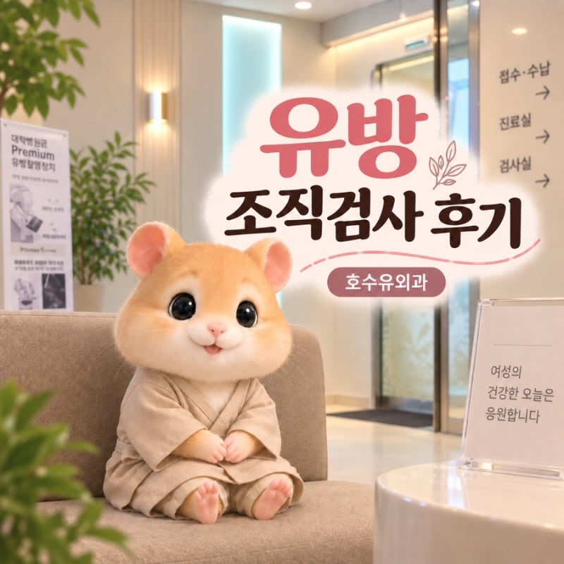 유방 조직검사 후기｜검사 과정·통증·시간·비용(인천 송도 호수유외과 내돈내산)