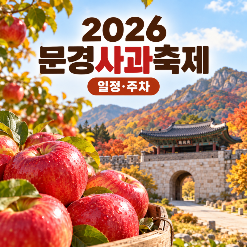 2026 문경사과축제 일정 및 주차 팁, 문경새재 가기 전 확인할 것