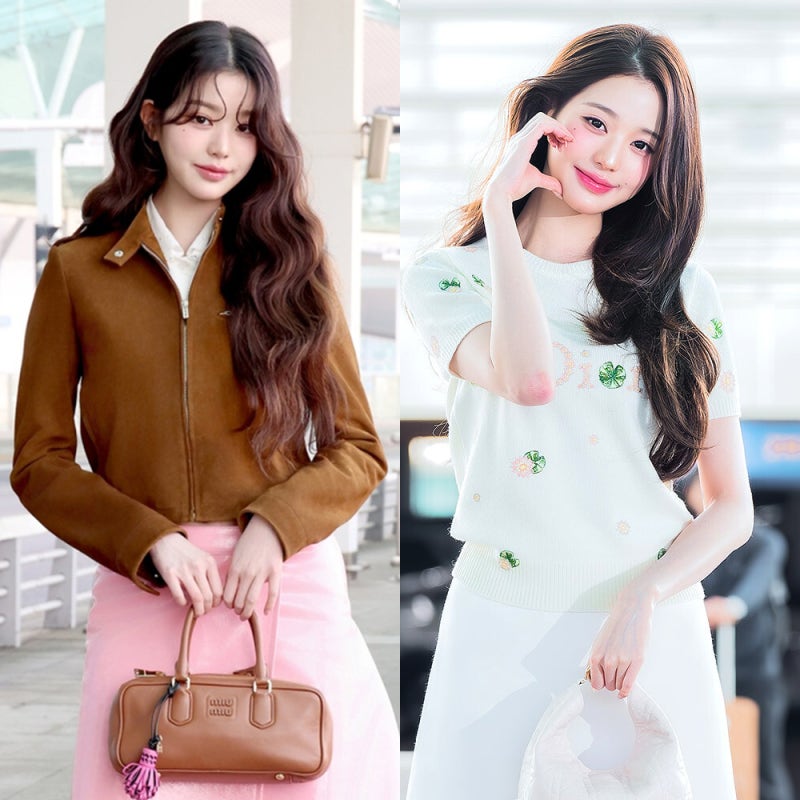 "디올이 더 찰떡?" 미우미우보다 반응 좋다는 장원영 디올 공항패션