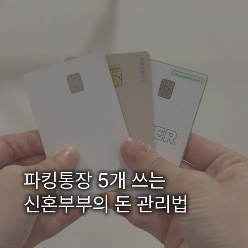 파킹통장 5개 쓰는 신혼부부의 돈 관리법