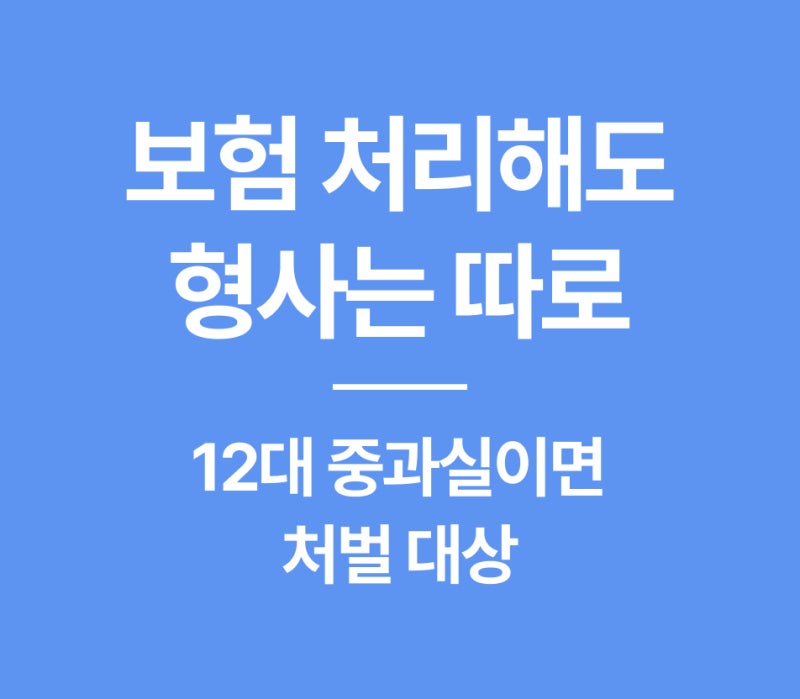 신호위반도 12대 중과실? 운전자보험 항목별 벌금·합의금 적용 차이