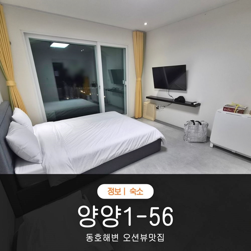 양양펜션 동호해수욕장 오션뷰 1-56 후기