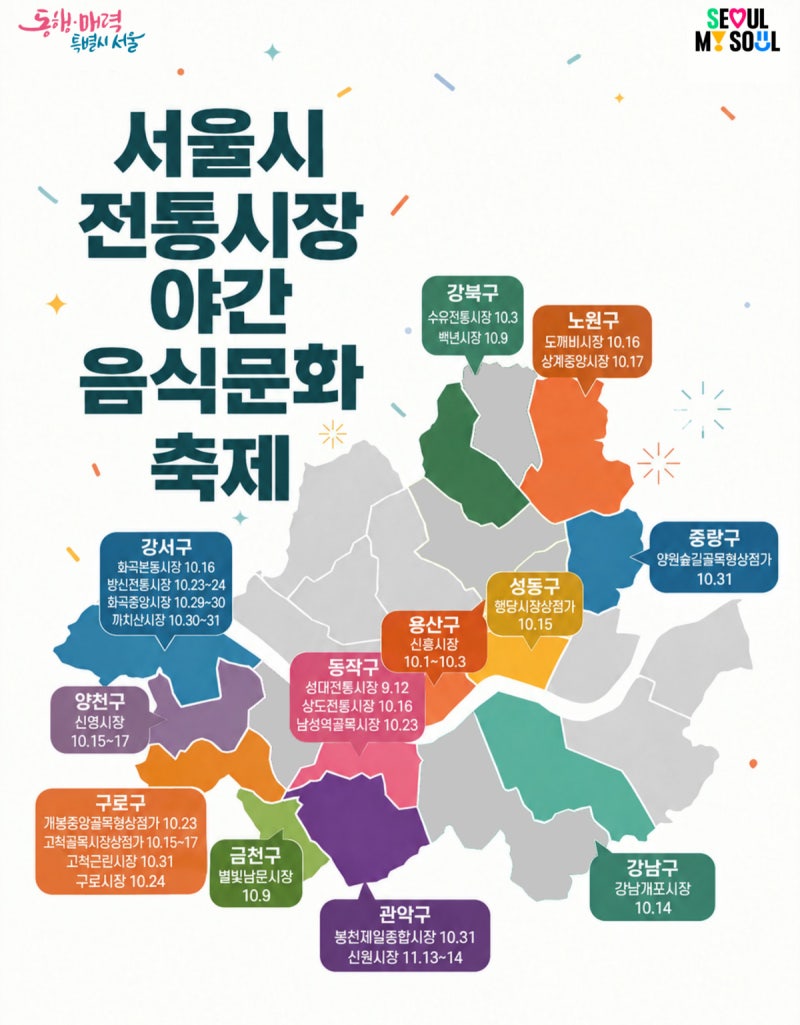 2026년 10월 서울 및 서울 근교 가을축제 행사 일정 총정리