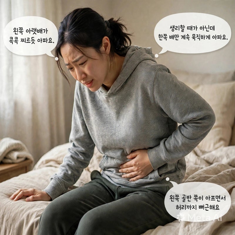 여자 왼쪽 아랫배 통증, 왜 생길까?｜생리통부터 난소질환·자궁외임신까지