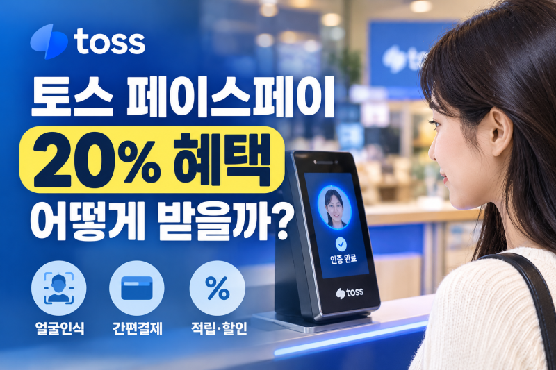 토스 페이스페이 사용법 총정리 | 등록·결제방법·적립·할인·20%·가맹점