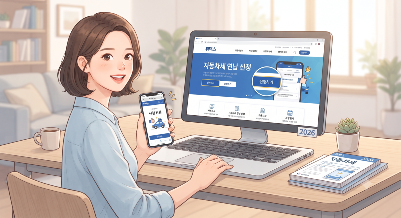 2026 자동차세 연납 할인 신청기간과 신청방법, 9월에도 가능할까?