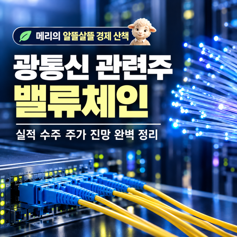 광통신 관련주 밸류체인 및 대장주 실적 수주 주가 전망 완벽 정리