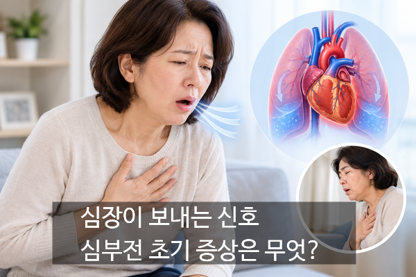 50대 숨이 차고 다리가 붓는다면? 심장기능저하 심부전 초기증상부터 최신 치료 동향까지 정....