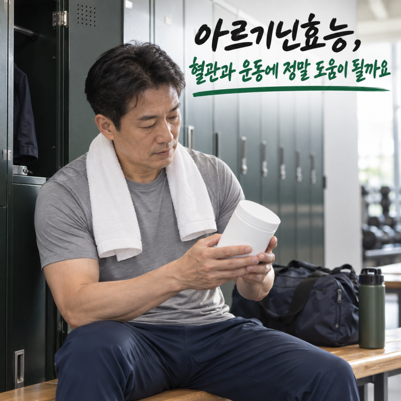 아르기닌효능, 혈관과 운동에 정말 도움이 될까요?