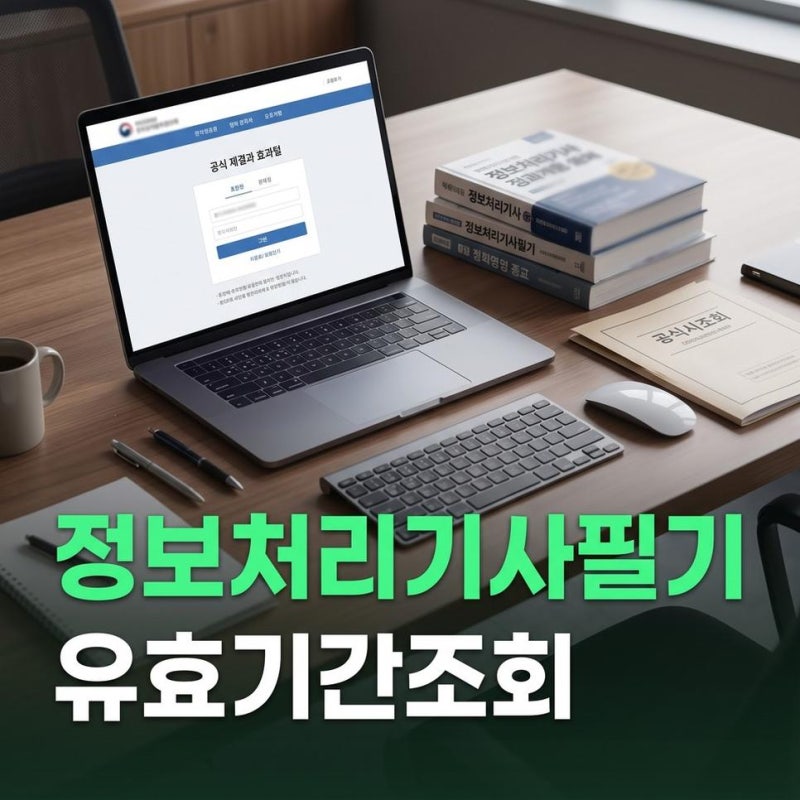 정보처리기사 필기 합격 유효기간 만료일 연장 방법 조회