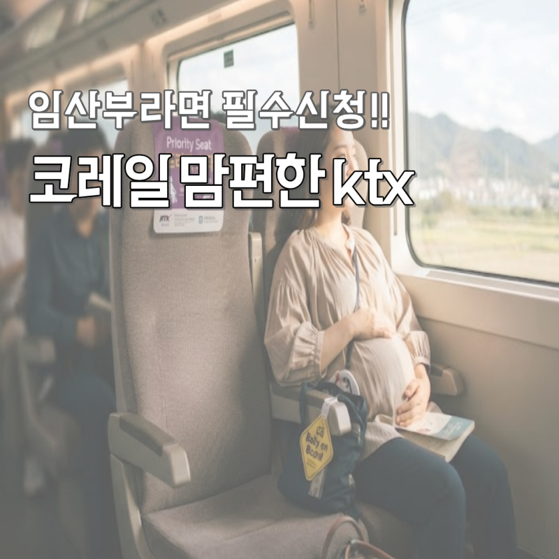 맘편한 KTX 임산부 할인 온라인 신청 방법 & 꿀팁 총정리