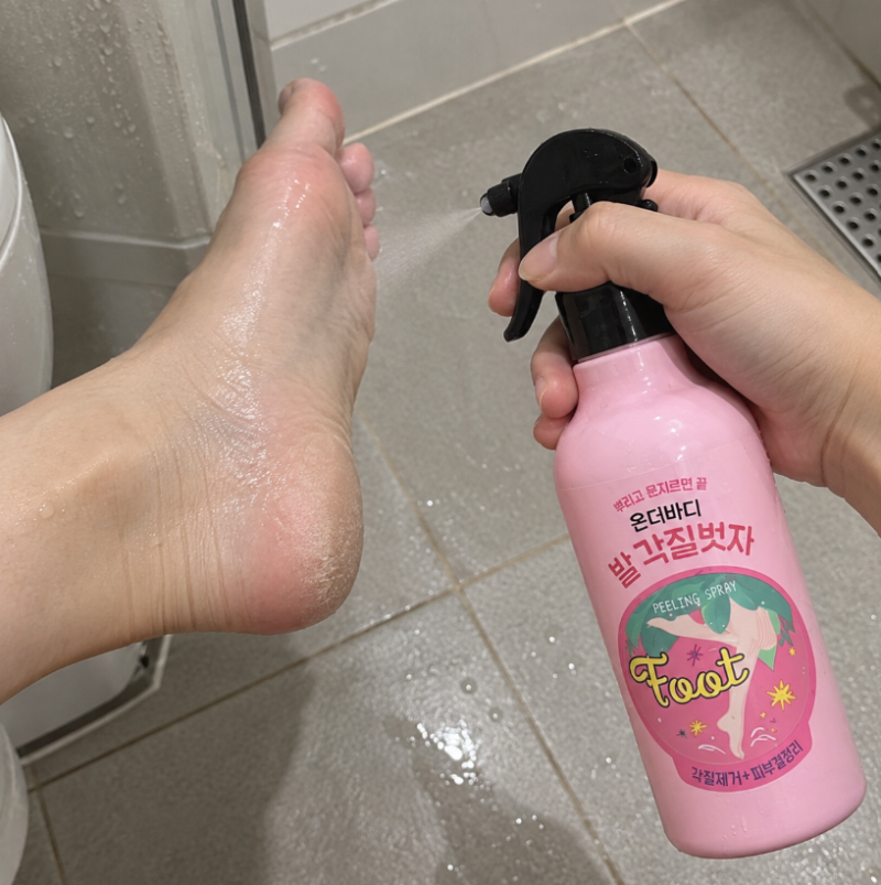 다이소 발각질제거제 추천템 (풋필링 스프레이 풋스틱 풋파일 풋팩 풋크림 풋샴푸 스크럽)