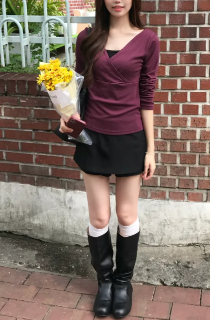 [에이블리] 가을 위시리스트 레이어드 긴팔티부터 레이스 니트까지, 핀터레스트 감성 코디....