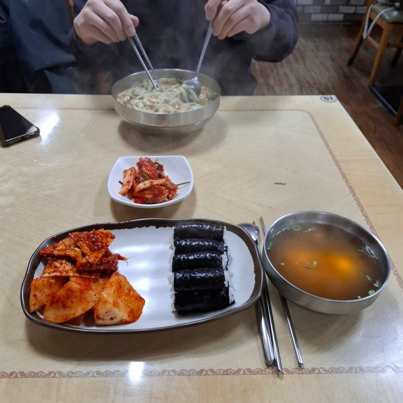 부산 북구 구포시장 칼국수 맛집 가성비 점심 메뉴 추천 강대감 손칼국수
