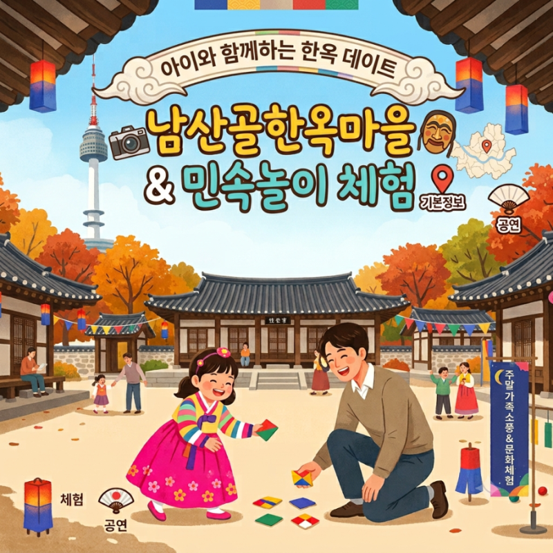 서울 아이와 가볼만한곳 :: 남산골한옥마을 지하철 이용 팁과 주차장, 무료 공연 솔직후기