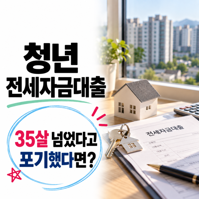 청년전세자금대출, 서른다섯 넘어서 안 되는 줄 알았는데