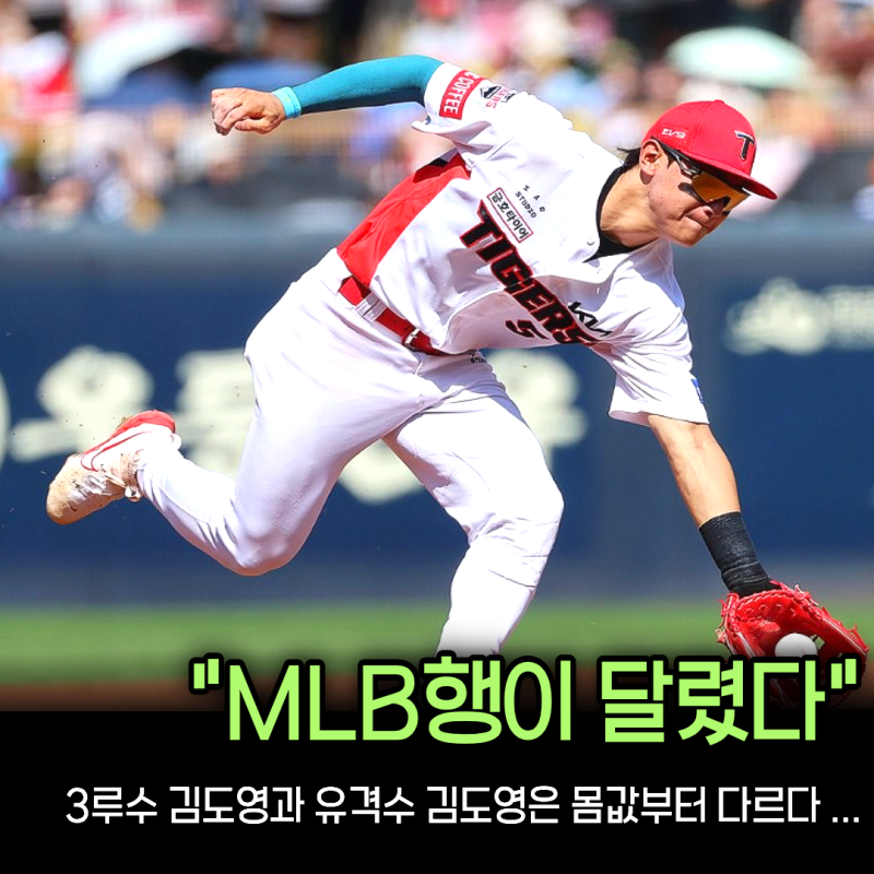“군대 걱정은 끝났는데 MLB 숙제는 남았다” 김도영, 금메달 뒤 더 중요해진 유격수 도전... ....