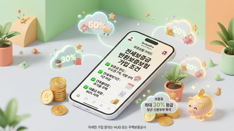 [2026년] 전세보증금 반환보증보험 가입 조건 & 보증료 환급 혜택 총정리(HUG vs HF 차이점)
