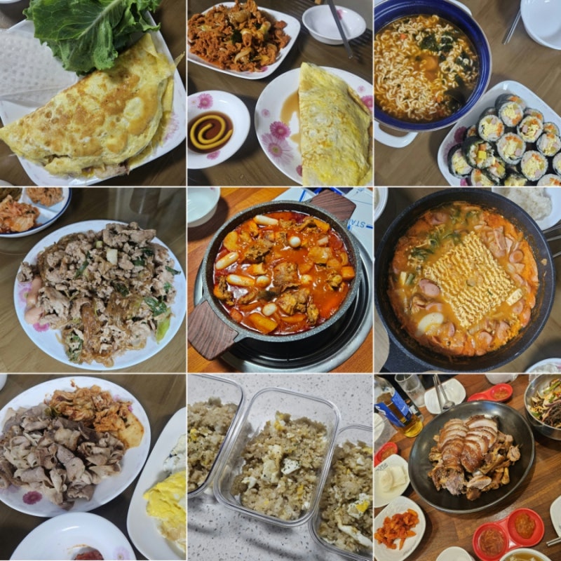일주일식단 :: 우리가족 주간밥상, 8월 둘째주 집밥메뉴(8/10~8/16)