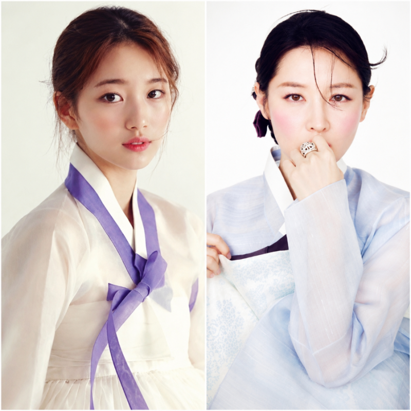 아파서 더 예뻤다는 21세 수지…42세 이영애와 한복 입혀놓으니