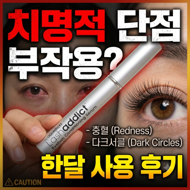 래쉬애딕트 속눈썹영양제 한달사용후기 치명적 단점 부작용