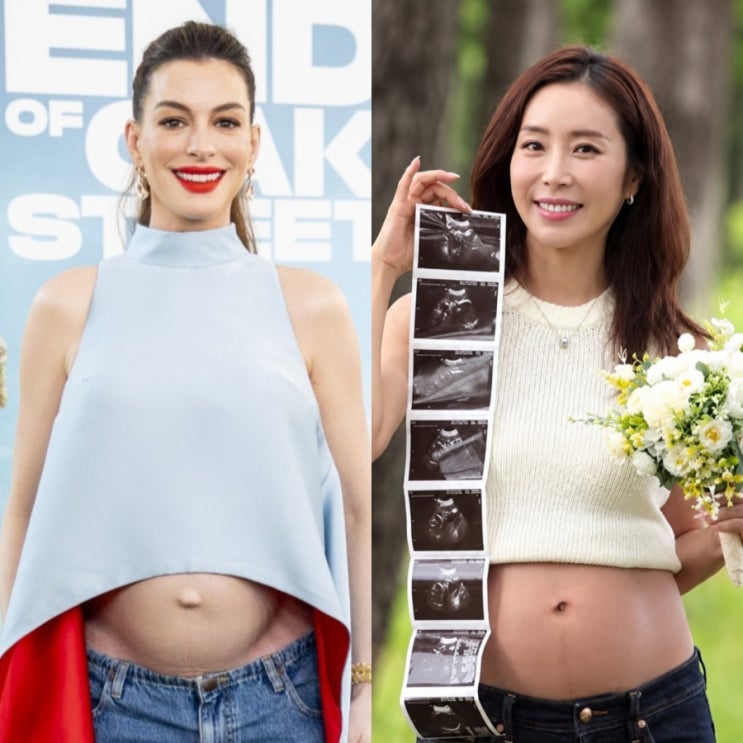 “앤 해서웨이인 줄?” <b>47세</b> <b>한다감</b> 첫 만삭 화보