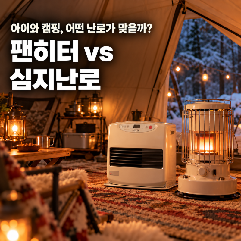 캠핑난로 추천, 신일팬히터 vs 파세코 심지난로 차이 총정리 | 동계캠핑난로 고르는 법