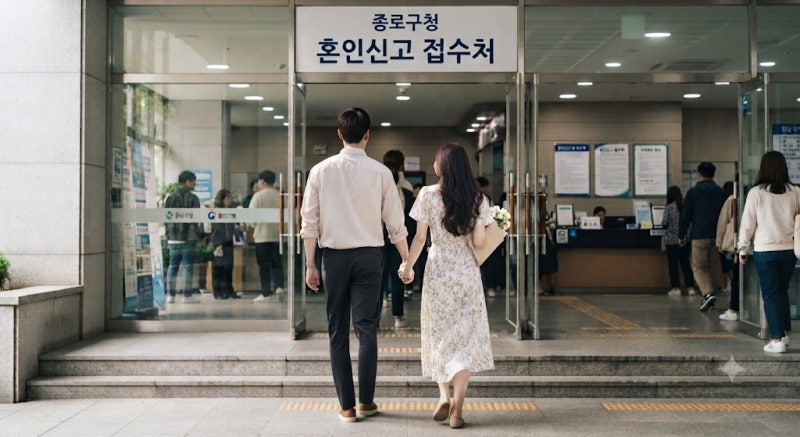 혼인신고 준비물, 혼인신고 하는방법 증인서명은?