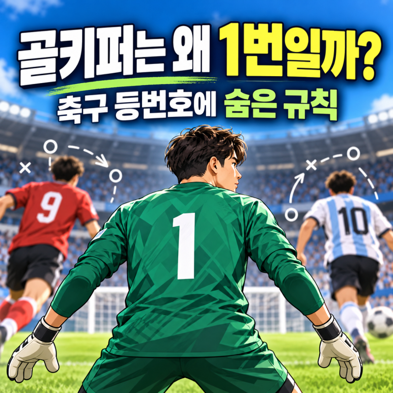 골키퍼는 왜 1번일까? 축구 등번호에 숨은 규칙