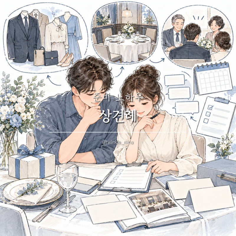 상견례 뜻 시기 언제쯤? 옷차림 대화 주제 식당 선물 준비 노하우