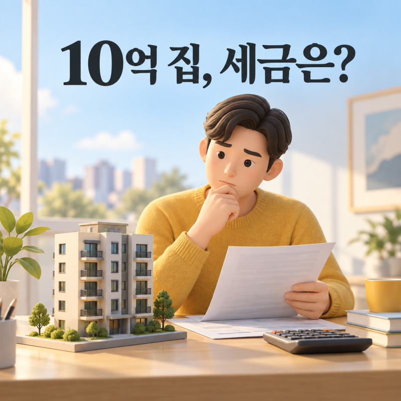 10억 아파트를 물려받으면 세금은 얼마? 계산기 전에 확인할 조건들