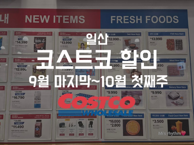 코스트코 9월마지막주~10월첫째주 할인품목+신상